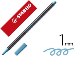 Rotulador acuarelable Stabilo Pen 68 azul metálico